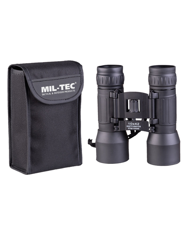 Jumelles Pliables 10X42 Noir