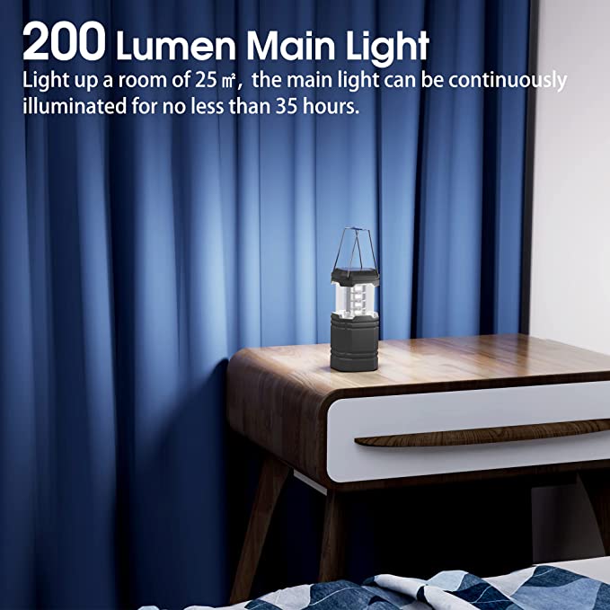 Lanterne solaire à manivelle de camping, lampe de poche LED ultra lumineuse portable, 30 à 35 heures d'autonomie, chargeur USB, banque d'alimentation 3000 mAh, lanterne électronique extérieure, lecture de randonnée, urgence
