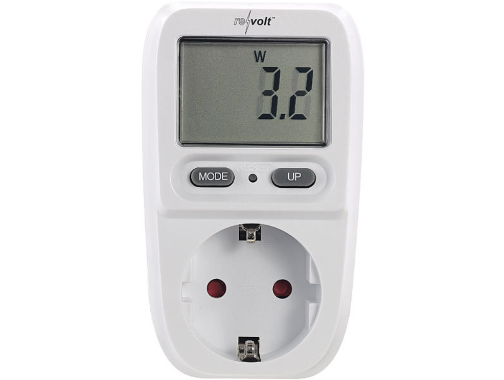 Energiekostenmeter/elektriciteitsverbruiksmeter - tot 3680 watt