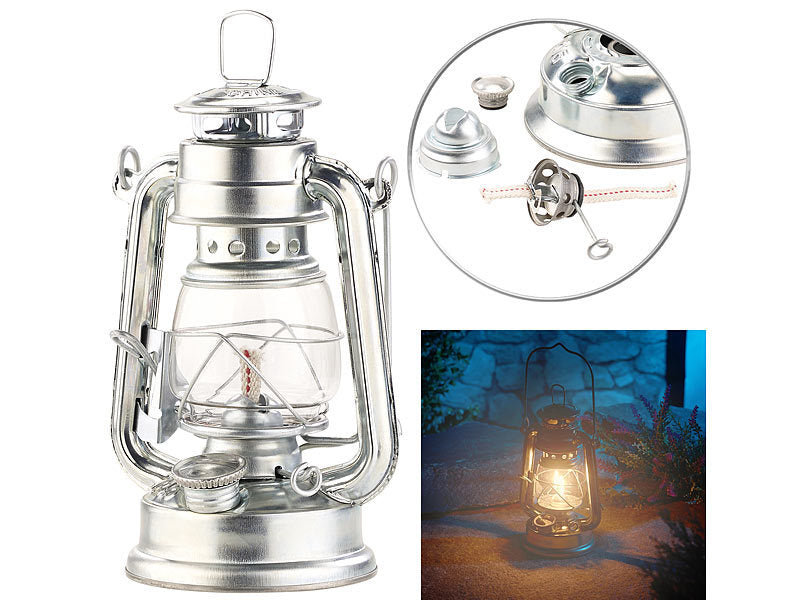 Gegalvaniseerde petroleumlamp/stormlantaarn