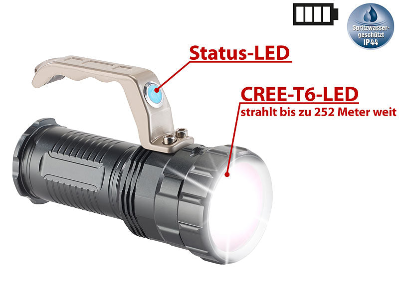 Ausverkauf: LED Lampe/Handscheinwerfer - 400 Lumen
