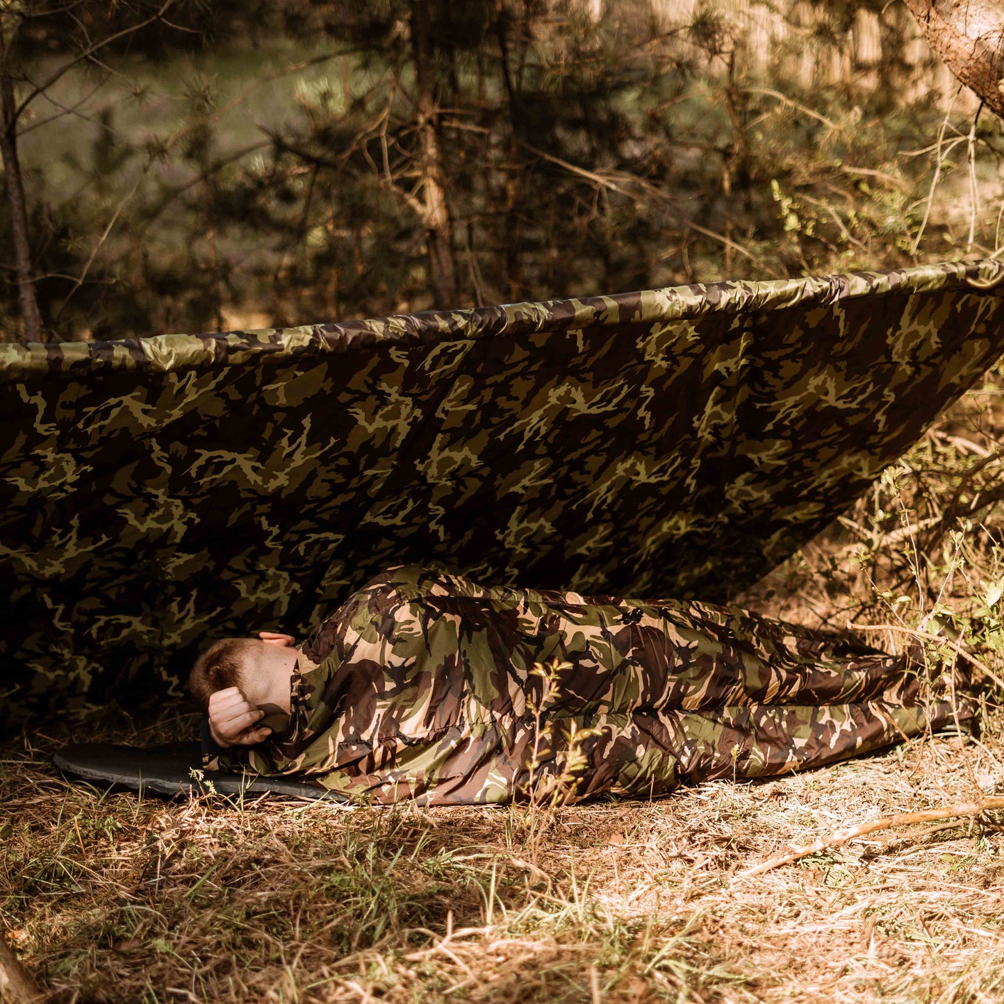 Tarp - multifunctioneel zeildoek 3x5 m - camo