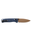 Benchmade 535FE-05 BUGOUT, Crater Blue Grivory, couteau de poche Axis EDC