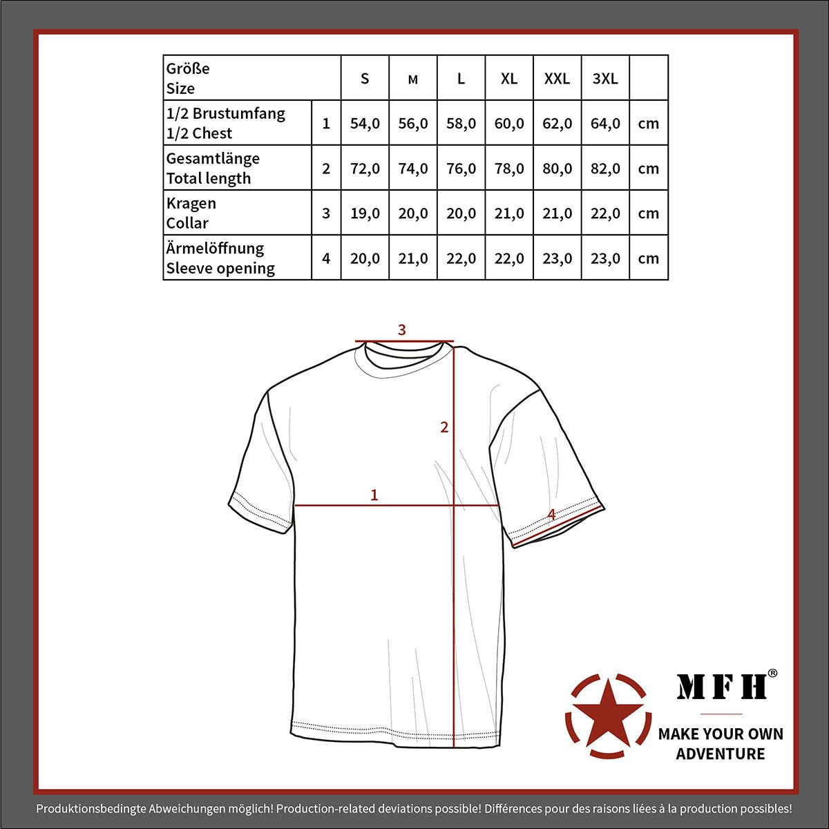 US T-shirt, halve mouwen, BW tropische camouflage, 170 g/m²