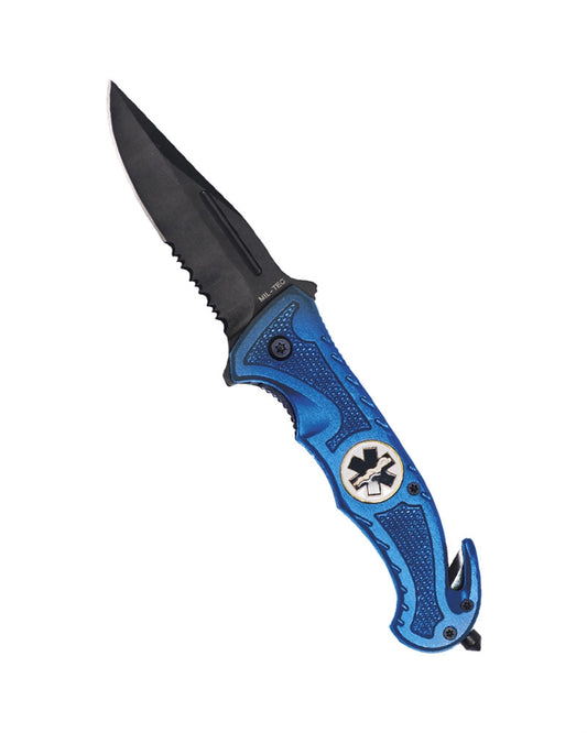 Couteau de sauvetage avec coupe-ceinture et brise-vitre Couteau de voiture Rescueknife Blue