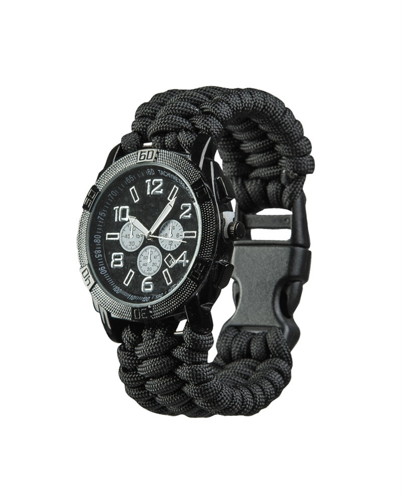 Army Uhr ′Paracord′ Schwarz