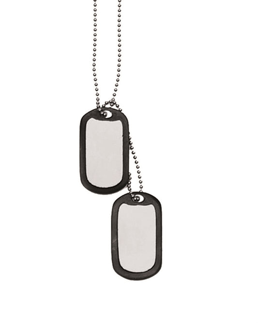 US Dog Tags Dog Tags Set vierge avec silencieux