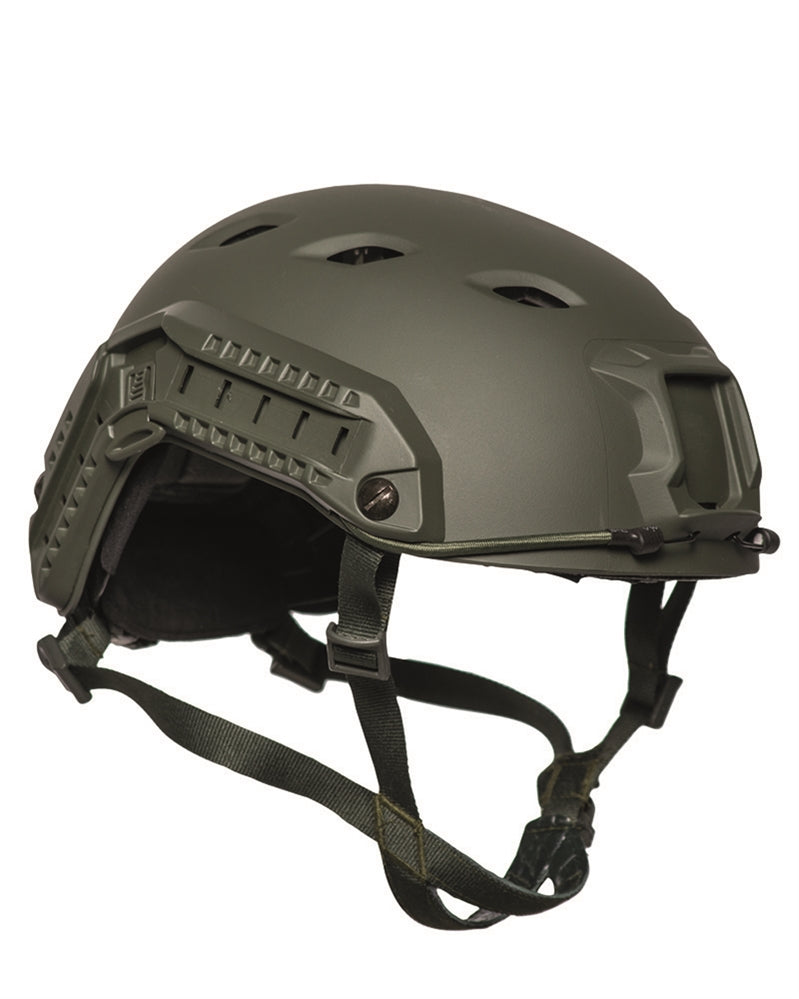 Casque Us Paratrooper 'Fast' W/Rail Olive