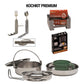 Emergency Backpack Premium Extended (double ration alimentaire) - Kit de survie complet avec radio solaire