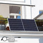 Balkoncentrale compleet pakket 405 Wp voor het balkon (met vierkante spijlen), fotovoltaïsche installatie