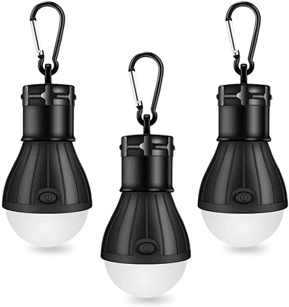 Winzwon Lampe de camping, lanterne de camping LED, lampe de tente portable lanterne ampoule ensemble-lumière d'urgence COB 150 lumens étanche camping lumière pour camping aventure pêche garage panne de courant (lot de 3)