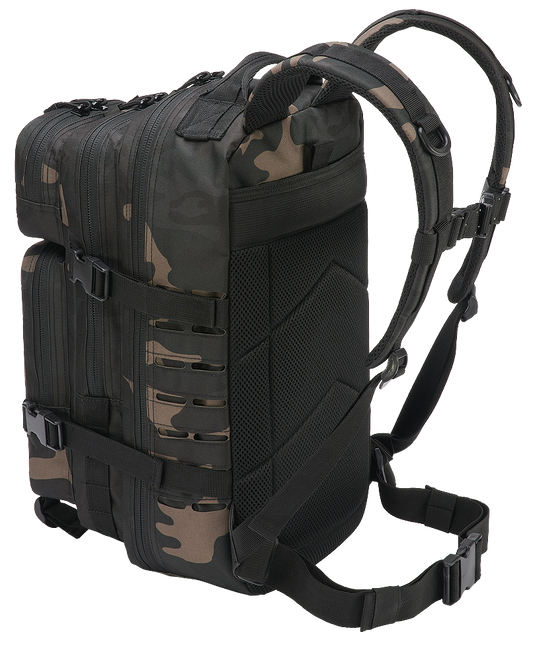 Rugzak Molle US Combat Backpack Dark Camo Tactical Lasercut PATCH medium