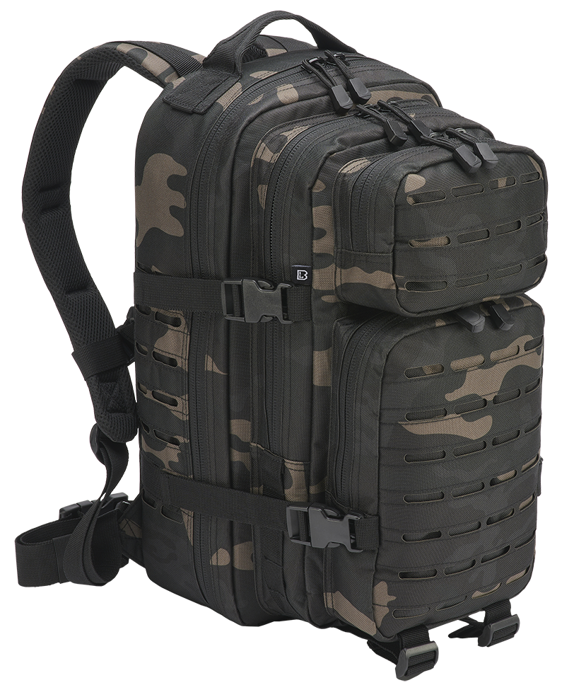 Rugzak Molle US Combat Backpack Dark Camo Tactical Lasercut PATCH medium