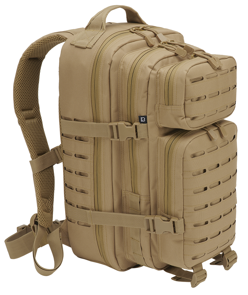 Rugzak Molle US Combat Backpack Sand Tactical Lasercut PATCH medium