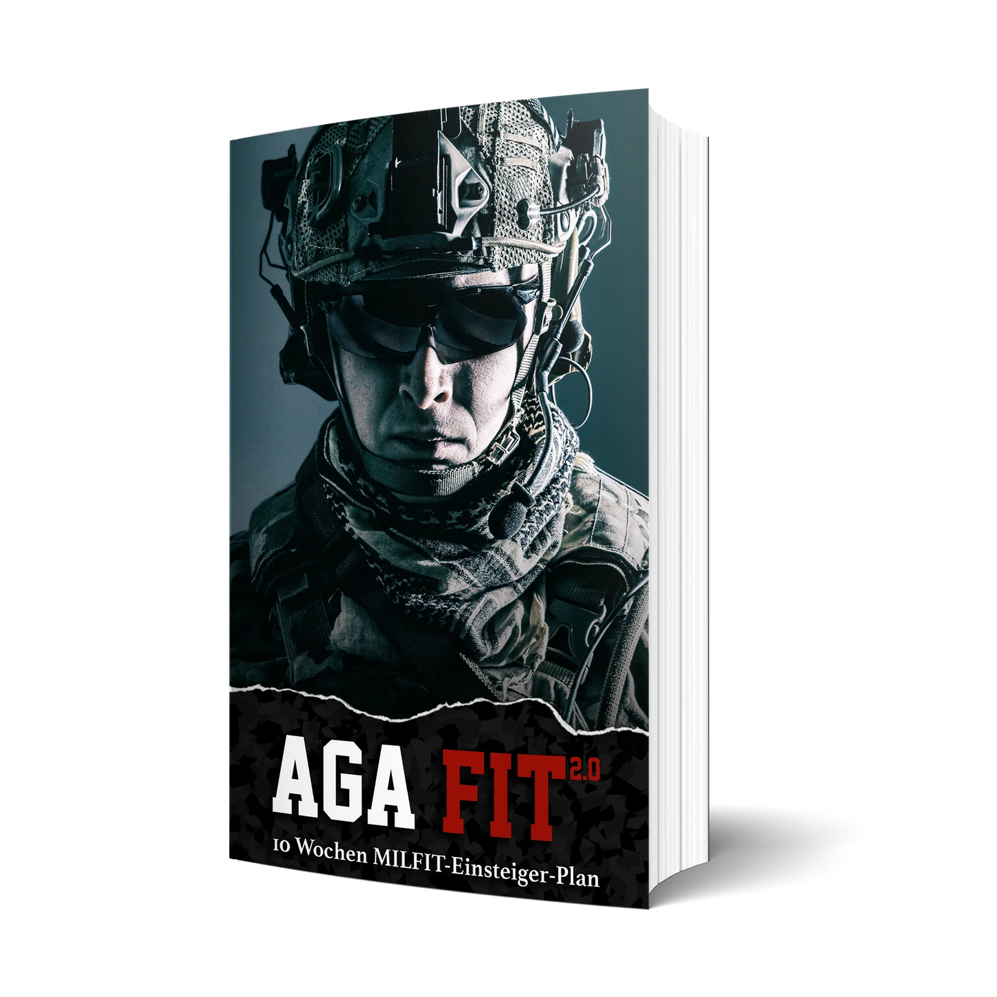 Trainingsplan/fitnessplan/militair trainingsboek 10 weken AGA Fit 2.0