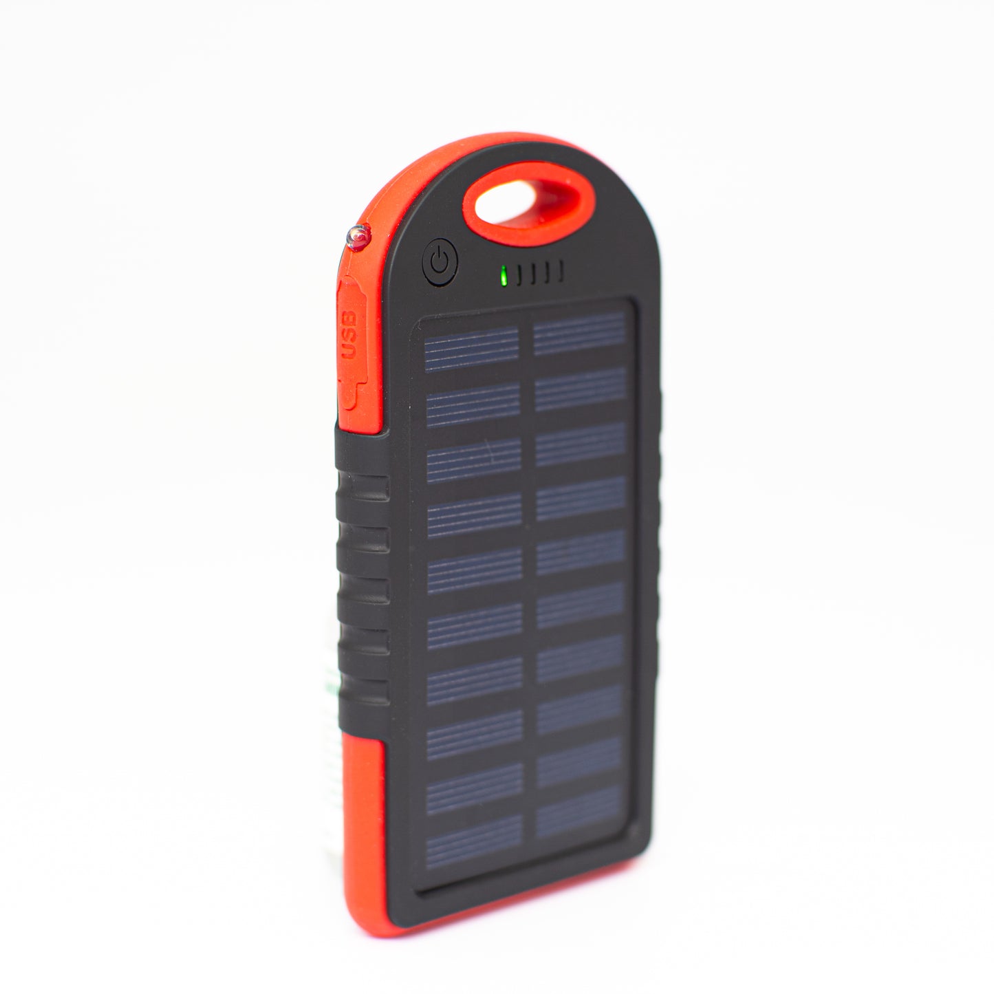 Solar Powerbank Premium zonnepaneel met powerbank, lamp en 2x USB out - noodstroom direct opladen met de zon