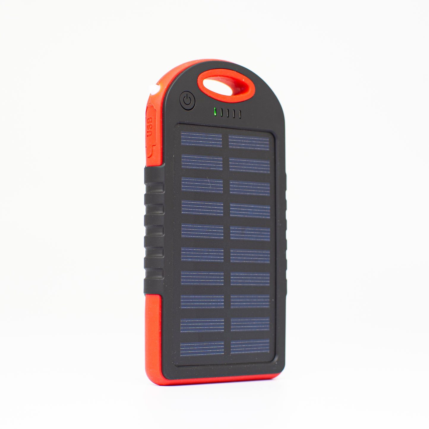Solarpowerbank Premium Solarpanel mit Powerbank, Lampe und 2x USB Out - direkt mit der Sonne laden Notstrom