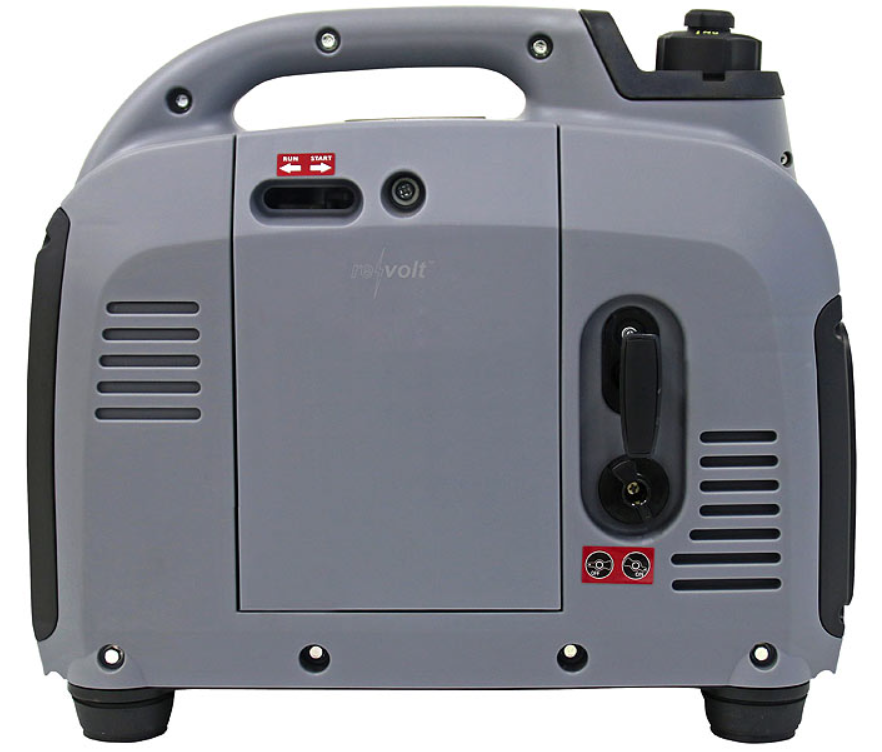 Noodgenerator op benzine met 230V apparaataansluiting - 1000W maximale belasting - stroomgenerator met 4-taktmotor