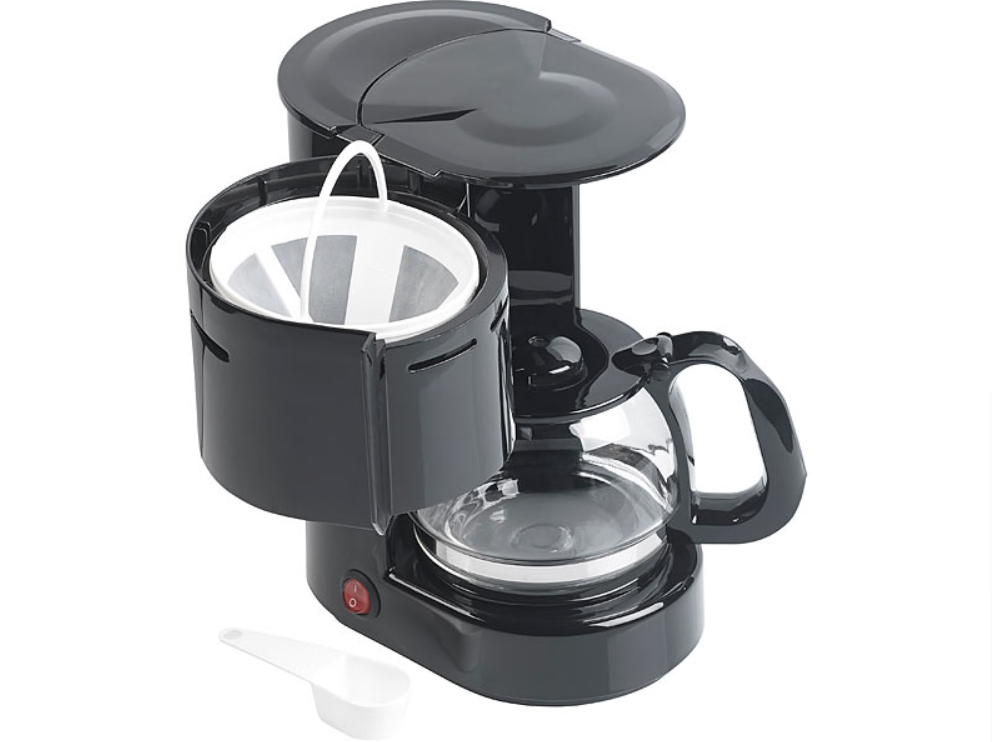 Premium Kaffeemaschine für unterwegs - KFZ-Filterkaffe-Maschine - 12 V/170 W - bis zu drei Tassen - 650 ml - Notkaffee - mobile Kaffeemaschine - Notgetränk