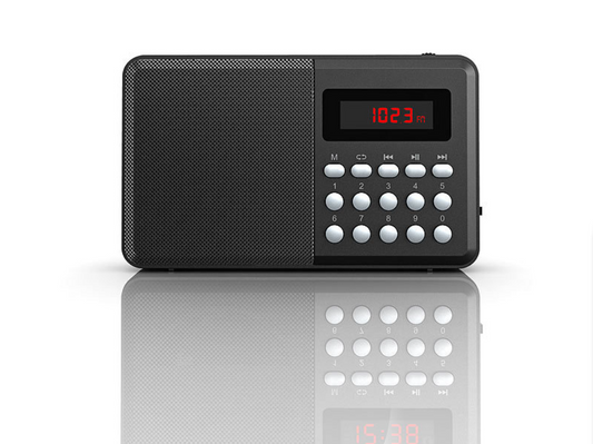 Radio/noodradio - antenneradio - Bluetooth-functie - luidsprekerbox - muziekdoos - noodradio - noodontvangst - MP3-speler - USB, microSD - batterij - antenne - miniradio - campingradio/campingbox