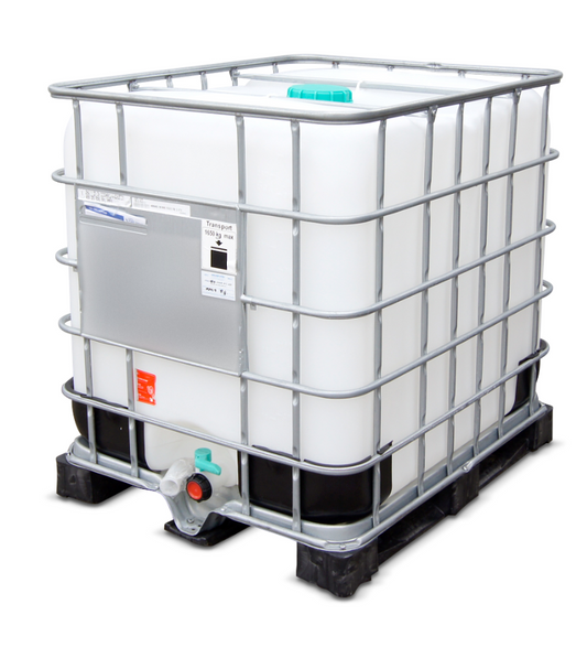 IBC container - 1000 liter - kunststof pallet - container - vloeistofcontainer - middenbulkcontainer - bulkverpakking - gaastank - transportcontainer