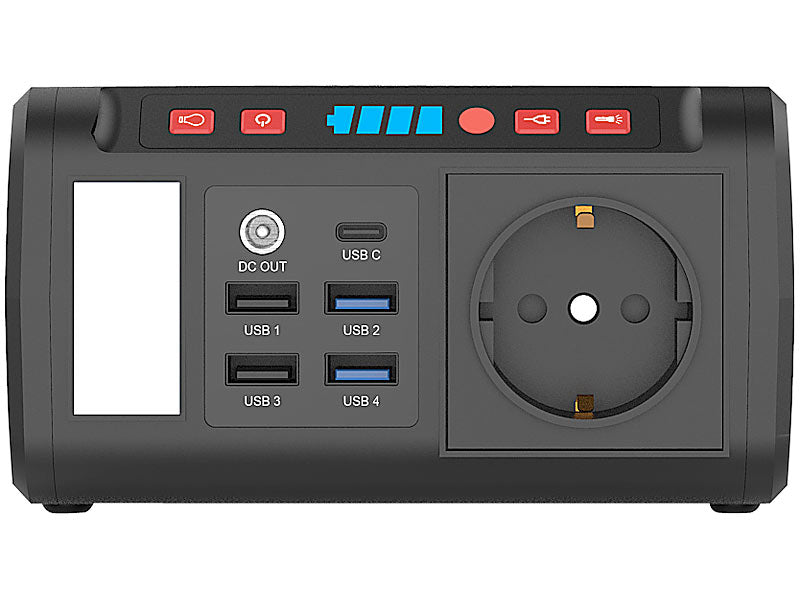 Power Bank Premium 90Wh avec prise Temps de charge rapides pour ordinateurs portables et autres appareils Générateur d'alimentation de secours USB